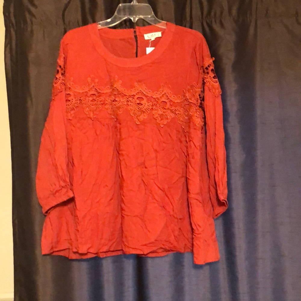 Orange top